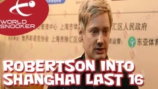 Neil Robertson through to last 16 in Shanghai [upl. by Tadio]