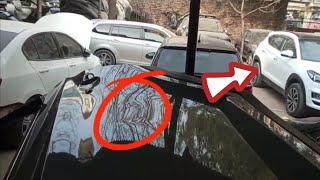 door repair  paintless dent repair  Hyundai car left back door dent repair 2024 [upl. by Primrosa]