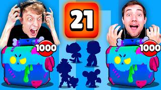 1000x TODES BOX OPENING BATTLE 😱 117x NEUER BRAWLER  SKINS 😱 Brawl Stars deutsch [upl. by Ahsirak]