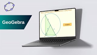 GeoGebra Коло описане навколо прямокутного трикутника [upl. by Teena366]