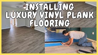 From Start to Finish Installing Luxury Vinyl Plank Flooring [upl. by Berke]