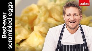 Bestever Scrambled Eggs  Cook with Curtis Stone  Coles [upl. by Orteip432]