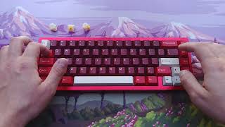 M1W and Gateron milky yellow pro mix SA Ultraman keycap sound test soundtest keyboard asmr [upl. by Kay]