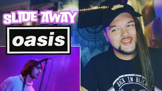 Drummer reacts to quotSlide Awayquot Live by Oasis [upl. by Olumor]