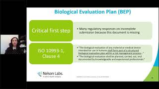 Biocompatibility Evaluation for Device Submission [upl. by Lexa930]