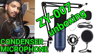 Zingyou ZY007 Condenser Microphone Unboxingchami life [upl. by Hooke]