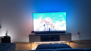 How to setup the Philips Hue Play Gradient Light Strip and Demo [upl. by Kerstin]