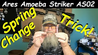 Very EASY Trick to Spring Change On The Ares Amoeba Striker [upl. by Lamok424]