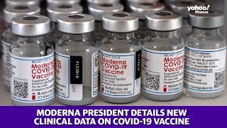 Moderna president details new clinical data on the COVID19 vaccine [upl. by Cassidy]