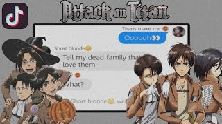 Aot reacts to tiktok ft EreriRiren  Part 4 [upl. by Barker]