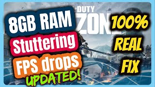 How To play Call of Duty Warzone on 8 GB RAM  Fix Lag  Stuttering  FPS drops  100 works [upl. by Ayotak]