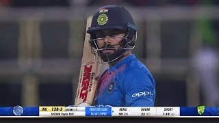 Virat Kohli 72 38 vs Australia 2nd T20I 2019 Bangalore Ball By Ball [upl. by Blaise]