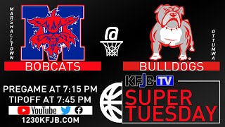 Marshalltown Bobcat Boys Basketball vs Ottumwa Bulldogs 13123 [upl. by Fronia]