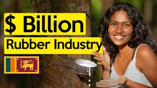 The Billion Dollar Rubber industry of Sri Lanka 4K [upl. by Eekorehc]