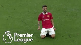 Bruno Fernandes completes Manchester United turnaround v Fulham  Premier League  NBC Sports [upl. by Alehcim]