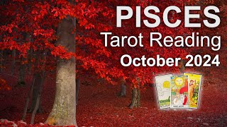 PISCES TAROT READING quotHAPPINESS ON A NEW PATH CHANGE COMES IN QUICKLYquot October 2024 tarotreading [upl. by Lifton]