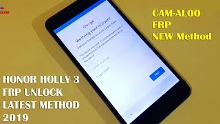 Honor Holly 3 CAMUL00 FRP Bypass 2019 Latest Method [upl. by Anitsirhk]