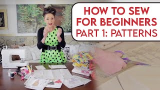 How to Sew For Beginners Part 1 Prepare Your Pattern [upl. by Yekim]