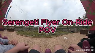 Serengeti Flyer at Busch Gardens Tampa Bay OnRide POV [upl. by Anitram]