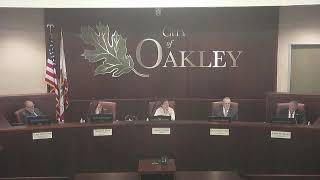 Regular Joint Meeting of the Oakley City CouncilSuccessor AgencyPublic Financing Authority [upl. by Annasor]