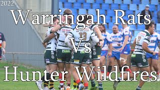 Warringah Rats Vs Hunter Wildfires  2022 Shute Shield R8 Highlights [upl. by Farly]