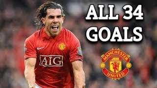 Carlos Tevez All 34 Goals For Manchester United 20072009 [upl. by Grose]