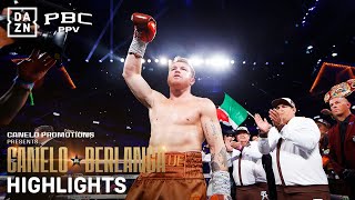 FIGHT HIGHLIGHTS  Canelo Alvarez vs Edgar Berlanga [upl. by Merdith]