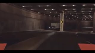 dashcam footage of a Miata crashing in a tunnel [upl. by Elitnahc960]