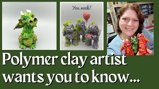 Polymer clay artist wants you to know this [upl. by Gathard]