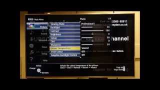 Panasonic Viera TV Advance Settings isfccc [upl. by Asselam703]