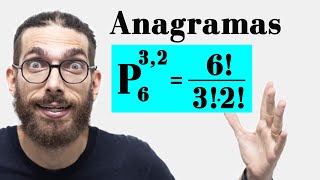 ANAGRAMAS COM REPETIÇÃO PERMUTAÇÃO  Combinatória Rafa Jesus [upl. by Smada37]