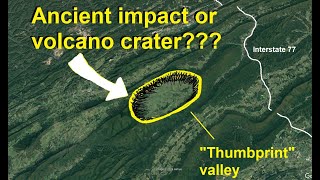 Is this famous Appalachian valley an impact crater or an ancient volcano [upl. by Ahcsas354]