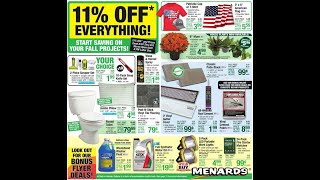 Menards Weekly Ad August 24 – September 4 2023 [upl. by Schuh]