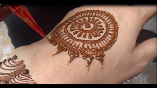 Full Video Easy amp Simple Mehndi Design  Cute Henna Mehendi For HandNew [upl. by Gmur631]