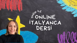 Online İtalyanca Dersi  Tanışma [upl. by Nosiram]