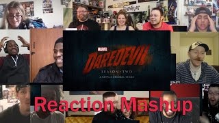 Daredevil Season 2 Official Trailer Part 2 REACTION MASHUP [upl. by Krute]