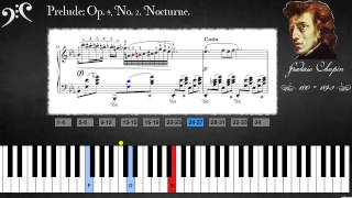 Chopin  Op 9 No 2 Nocturne Learn to play [upl. by Bowles]