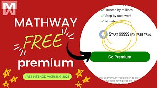 HOW TO USE MATHWAY FOR FREE AND GET PREMIUM WITH UNLIMITED STEPS in 2023 [upl. by Merralee616]