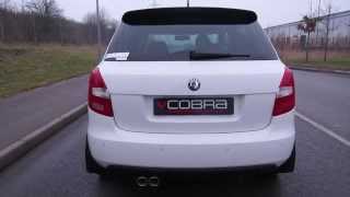 Skoda Fabia VRS 14 TSI Performance Exhaust by Cobra Sport [upl. by Tallulah860]