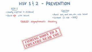 HSV 1 and 2 Prevention [upl. by Neirbo]