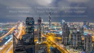 Beautiful panoramic skyline of Dubai day to night timelapse United Arab Emirates View of world [upl. by Petula]