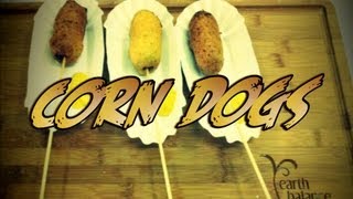 Best Corn Dog Recipe The Vegan Zombie ZOMBIE12 [upl. by Anelah]