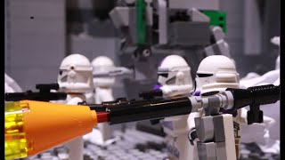 The 187th The Rescue of Jedi Coiv Ree Star Wars Clone Wars Lego Stop Motion [upl. by Selyn]