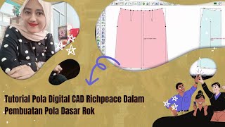 Tutorial Pola Dasar Rok dengan CAD Richpeace [upl. by Doi164]