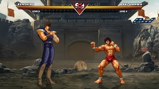 KENSHIRO vs BAKI HANMA  The most epic fight❗ [upl. by Aiclid]