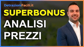 Superbonus 110 come si fa unanalisi prezzi [upl. by Gilford]