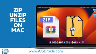 How to ZipUnZip Files or Folders on MacMacbook AirProiMac [upl. by Deanne]