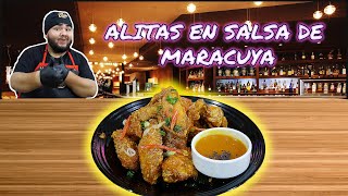 ALITAS EN SALSA DE MARACUYÁ 🇵🇪😋 AjíCausa [upl. by Houser533]