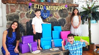 Opening Eid Presents with HZHtube Family Vlogs [upl. by Durware]