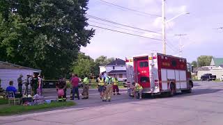 196 Center Street Fire amp Fatality Massena [upl. by Irtimed623]